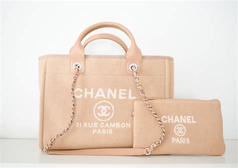 small chanel pouch beige|chanel small bag with handle.